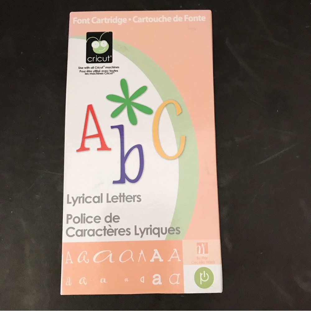 Cricut LYRICAL letters font
